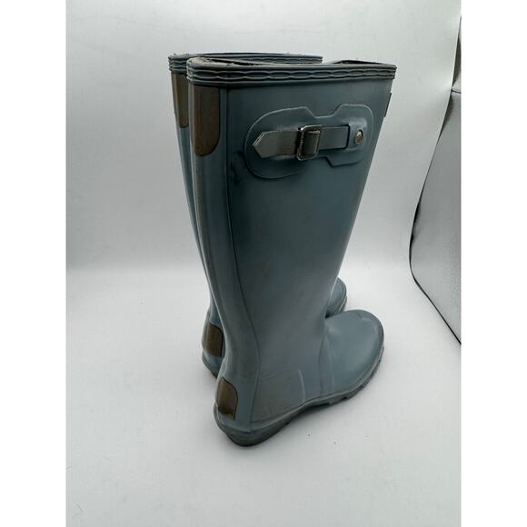 Hunter Tall Waterproof Snow Rain Boots Gray Size 4.5 / 5 Womens - Picture 3 of 5